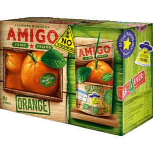 8 x Amigo Orange Juicy Friend 200ml