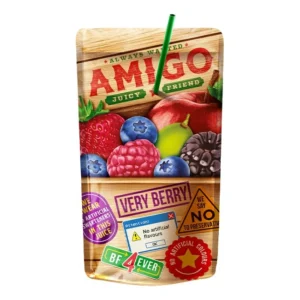 8 x Amigo Very Berry Juicy Friend 200ml