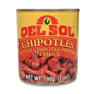 Del Sol - Chipotles Whole Chipotle Peppers in Sauce 198g