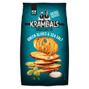 Krambals Bruschetta Green Olives & Sea Salt 70g