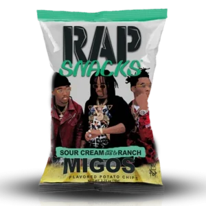 Rap Snack Migos Sour Cream With A Dab Of Ranch Chips 71g