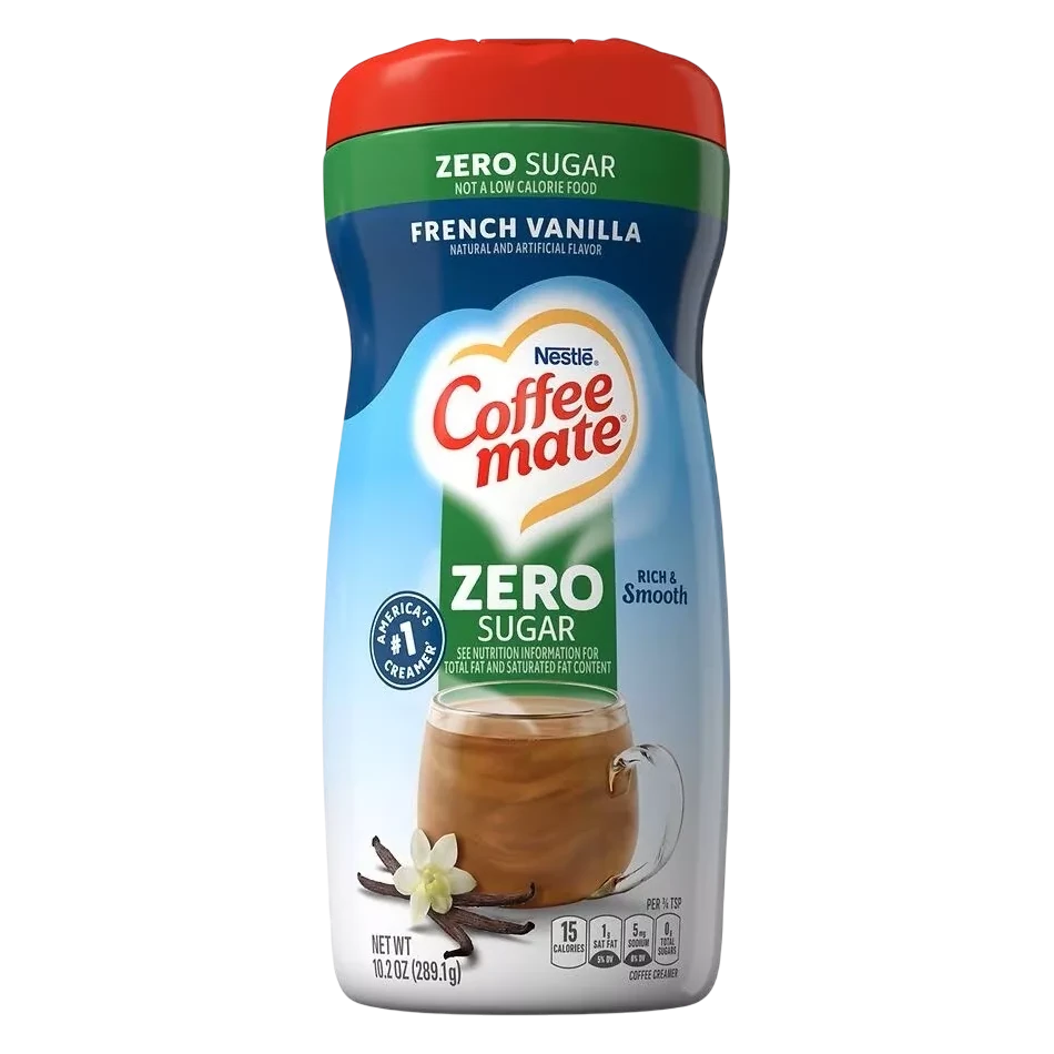 Nestle Coffee Mate French Vanilla Zero Sugar Coffee Creamer 289,1g