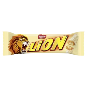 Nestle Lion White Knusper-Riegel Karamell-Füllung und Crispy Waffel 42g