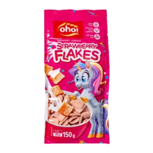 Oho Strawberry Flakes Erdbeer-Müsli 150g