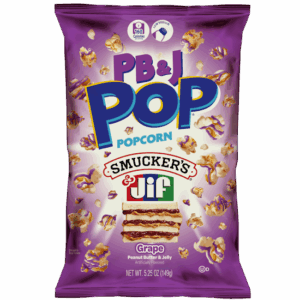 PB&J Pop Popcorn Smuckers & Jif Grape 149g
