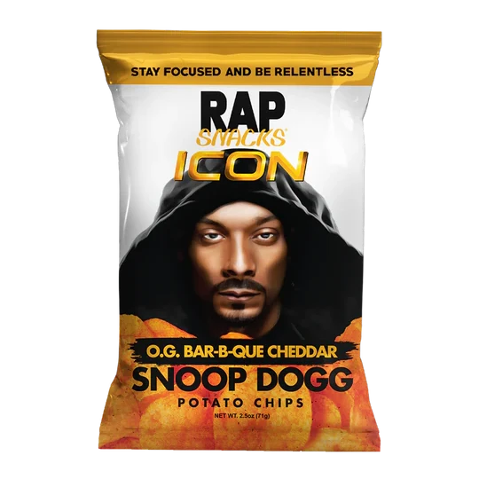 Rap Snack Icon Snoop Dogg O.G. Bar-B-Que Cheddar 71g