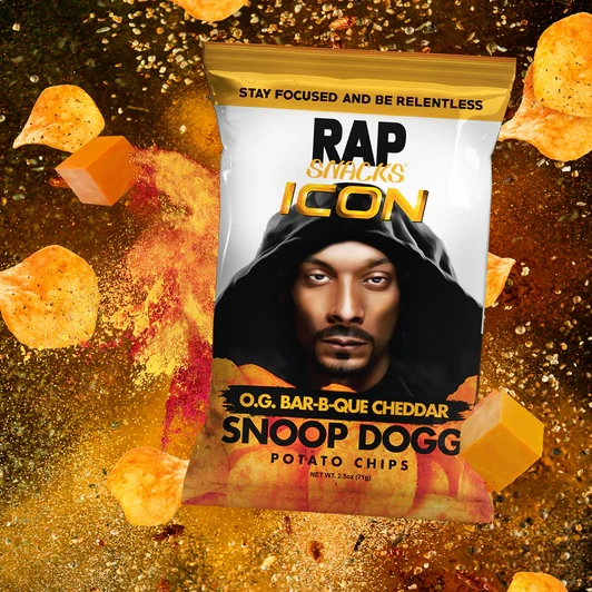 Rap Snack Icon Snoop Dogg O.G. Bar-B-Que Cheddar 71g – Bild 2