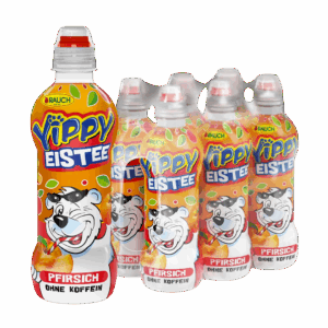6 x Rauch Yippy Eistee Pfirsich 330ml