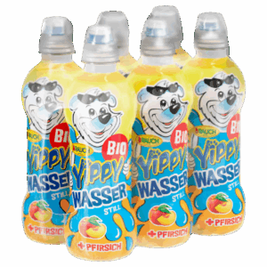 6 x Rauch Yippy Wasser Pfirsich 330ml