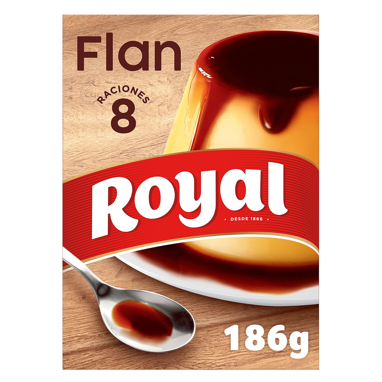 Royal Contiene Azurcar y Caramelo Liquido - Vorbereitet für Flan 186g - MHD: 31.07.25