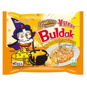 Samyang Buldak Hot Chicken Quattro Cheese 145g - MHD: 02.09.25