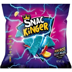 Snac Kinger Nachos Hot Blue Chips 28g