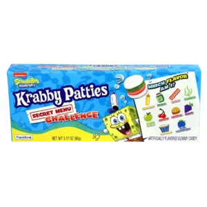 SpongeBob SquarePants Krabby Patties Secret Menu Challenge Gummy Candy 90g