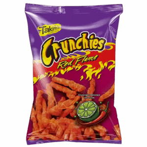 Takim`s Crunchies Red Flame - Knuspriger Mais Snach mit Würze - Chips 90g