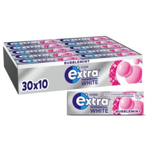 Wrigley's Extra Professional White Bubblemint (30 x 10 Dragees)