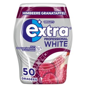 Wrigley's Extra Professional White Himbeere Granatapfel (50 Dragees)