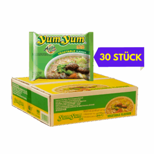 30 x Yum Yum Vegetable Flavour 60g - MHD: 22.07.25